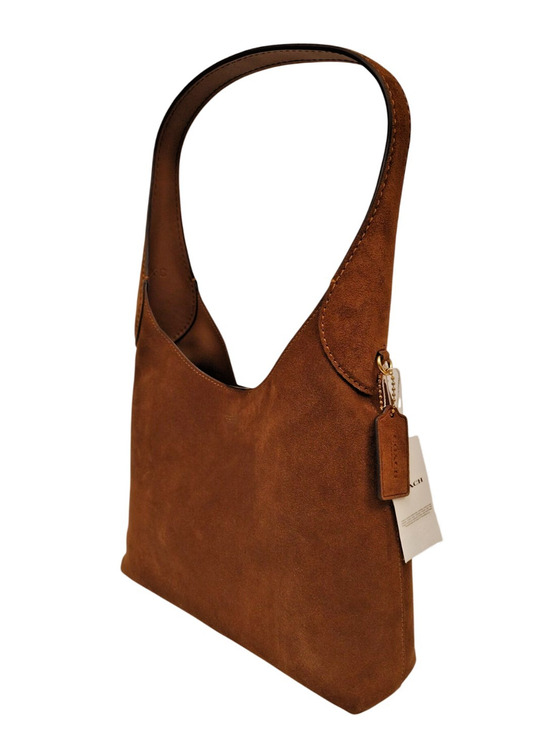 Coach Handbags - COACH Brooklyn Suede Shoulder Bag 28 - Warm Brown - Medium - NWT